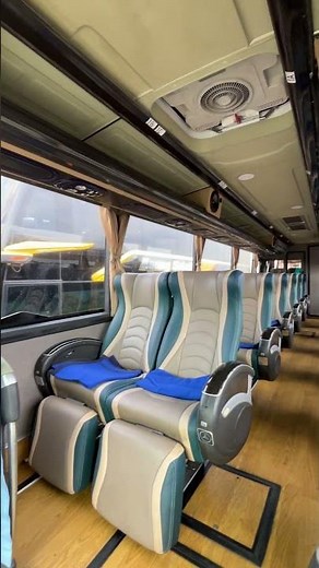 Inside a First Class Coach Bus - Sleek & Cozy Design ✨ #BusLife #LuxuryTravel #CoachBus #LuxuryBus