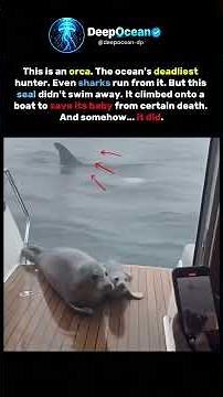 Seal vs Orca: The Boat Escape You Have to See #shorts