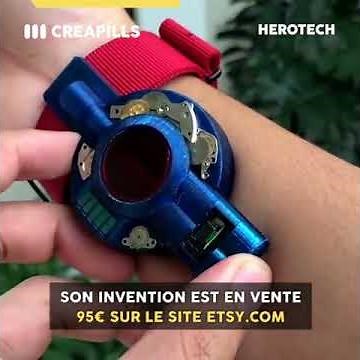 Un lanceur de fils d'araignée comme dans Spider-Man