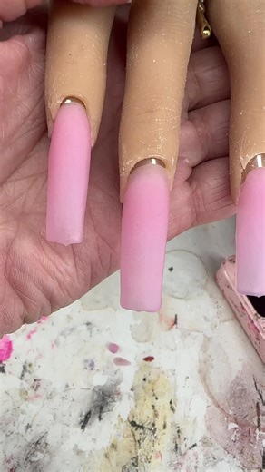 The application chewing down bad!! #fypシ #fypシ゚viral #fyp #foryoupage #nailsartvideos