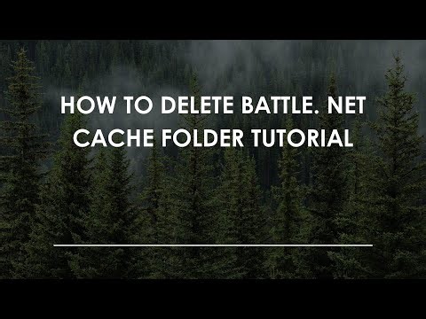 How To Delete Battle. Net Cache Folder Tutorial
