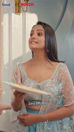 No Pre-Rinse, No Stress: Finish + Bosch Make Diwali Dishwashing Easy.