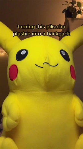 Adorable Fuzzy Pikachu Backpack - Perfect for Pokemon Fans!