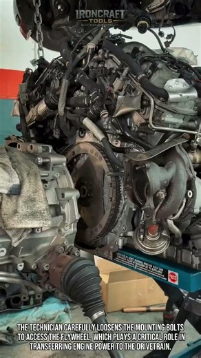 Flywheel Replacement Explained! #Mechanic #CarRepair #AutoTech