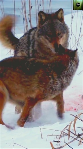 Wolves Playing in the Snow—More Than Just Fun ?