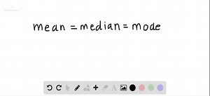 . In a perfectly symmetrical distribution, when would the mode be different from the mean and median? | Numerade