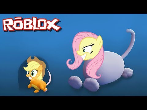 My Little Pony PLAY Cat VS Mouse in Roblox! 🐁