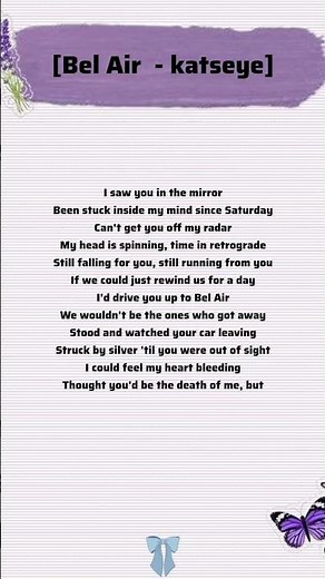 Bel Air - katseye (lyrics) #lyrics #katseye