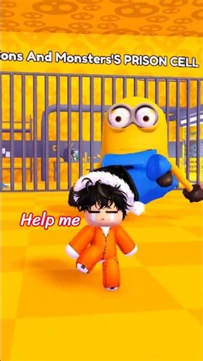 Sweet Boy Escape MINIONS & MONSTER PRISON RUN! #roblox​ #robloxedit​ #robloxshorts​ #robloxgames​