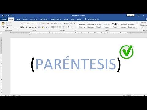 Como ESCRIBIR un PARENTESIS con el teclado