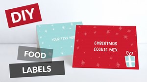 How to make Food Labels - My Party Design