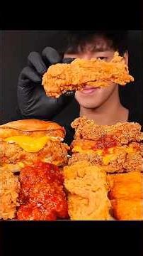 Unlimited Fried Chicken Mukbang Crispy Spicy Chicken Eating Challenge ©DDMASMR