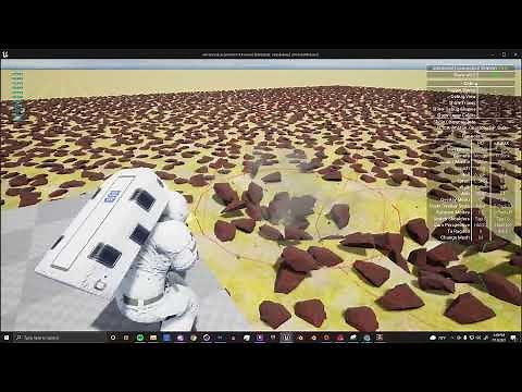 Terrain Physics Foliage with Voxel Plugin Pro (Unreal Engine 5 EA)