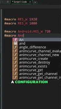 Pro Tip: Use Macros and Configs to streamline building your games for multiple platforms!
