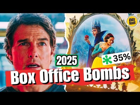 The Biggest Box Office Bombs of 2025 (Hollywood Lost Millions)