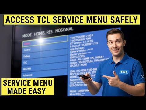 How to Access TCL TV Service Menu Safely (Technician Method)