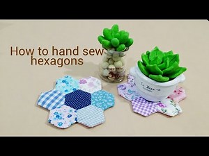 How To Sew a Grandmother Flower💜💜 | 六角形祖母花园制作 | 分享教学