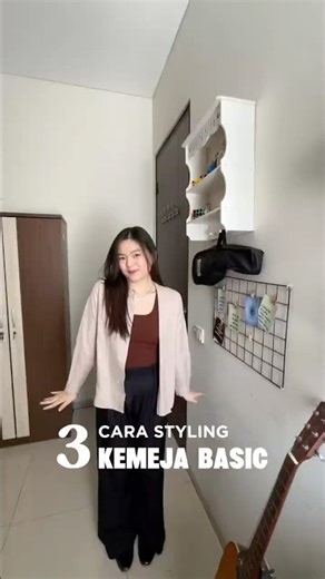 3 Cara Aku Style Kemeja Basic!✨