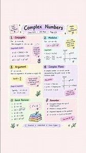 Complex Numbers Class 11 Maths | JEE Main Locus & Algebra | Quick Revision Notes
