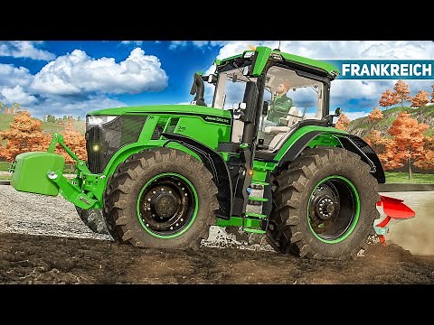 LS22 Frankreich #57: Der Lack ist ab: Neues Design und Felder pflügen | LANDWIRTSCHAFTS SIMULATOR 22