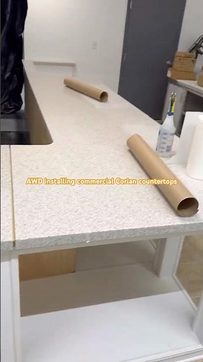 Installing Corian countertops ￼