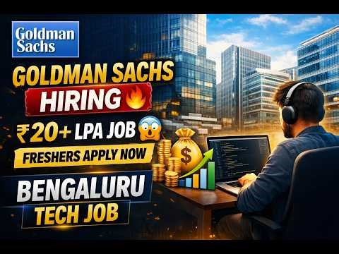 👉 Goldman Sachs Hiring 2026 🔥 Associate Role | Java Full Stack | Bengaluru Jobs | Freshers Eligible?