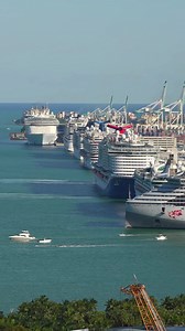 Watching cruise traffic is always fascinating! #timelapse #miami #cruiseship | The Cruise Spotter
