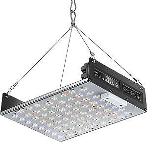 Led Grow Lights, 1500W Full Spectrum LED Grow Light 3x3ft Coverage, Dimmable LED Plant Grow Light for Indoor Plants with Timing Function, 3 Lighting Modes, 320 LEDs