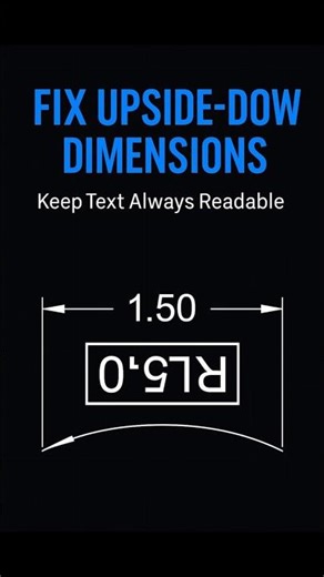 AutoCAD Dimensions Spinning the Wrong Way? Do This #Tutorial #AutoCADTips