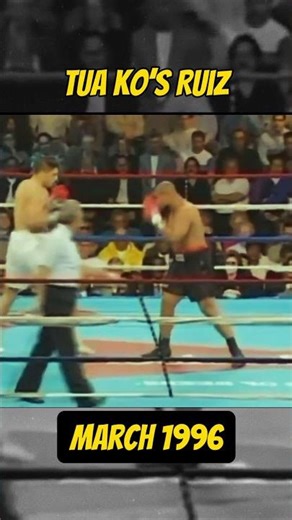 30 Years Ago David Tua Destroyed John Ruiz | Samoan Power in Boxing