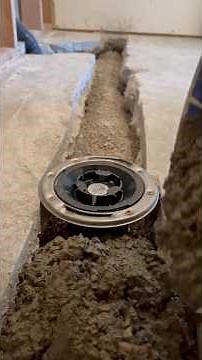 Patching Concrete After Basement Bathroom Plumbing