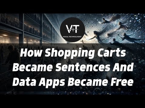 How Shopping Carts Became Sentences And Data Apps Became Free