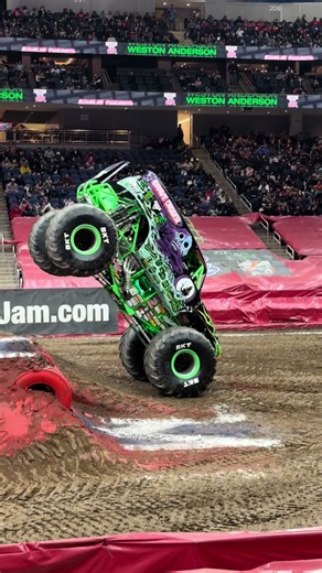 Incredible Combo Move at Monster Jam!
