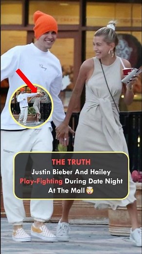 THE TRUTH: Justin Bieber And Hailey Play-Fighting During Date Night At The Mall