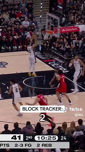 Wemby's Rim Guardian Performance: Block Tracker 📈