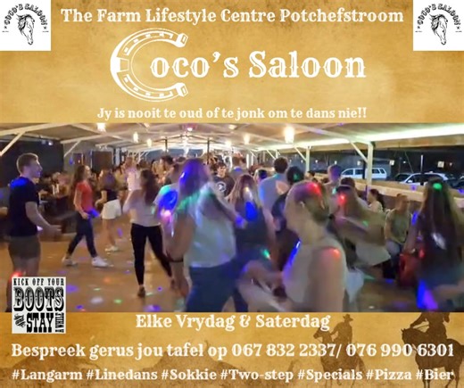 1.1K views · 13 shares | Altyd lekker hier by jou gunsteling langarm dans plek in potchefstroom!! 鸞 #Afrikaans #potch #linedance #langarm #twostep #potchefstroom #vasdans | The Farm Lifestyle Centre Potchefstroom | Facebook