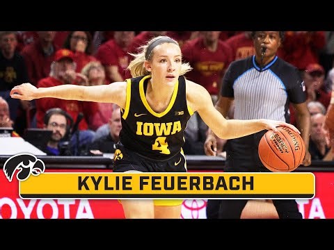 CAREER HIGHLIGHTS: G Kylie Feuerbach | Iowa Women's Basketball