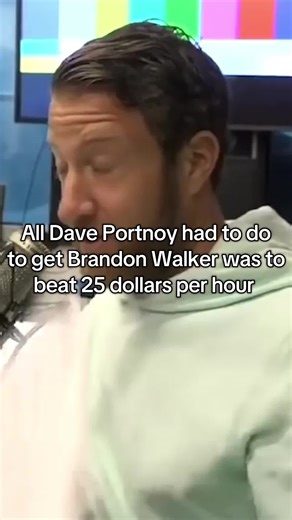 The day Brandon Walker was hired will live in Barstool Infamy All Dave Portnoy had to do to get Brandon Walker was to beat 25 dollars per hour #barstoolsports #daveportnoy #Brandonwalker #barstool