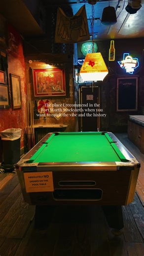 They say Fort Worth is where the west begins and as someone who grew up working in the Fort Worth stockyards, this is one of my favorite places to tell people to stop by. They always have a live music and a nice laid-back vibe. This saloon has been an operation for 142 years but at this location is Stackyard since the 1970s.