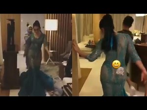 Princess Syahrini Jatuh Pakai Baju Tembus Pandang