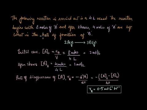 WE: Stoichiometry and rate of a reaction | Chemical kinetics | Chemistry | Khan Academy