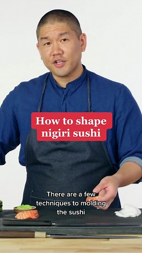 Nigiri Sushi Shaping Techniques: Hontai Gaishi Method