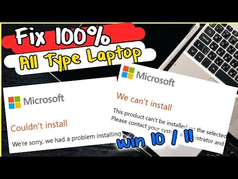 How To Fix We Couldn’t Install Office Error 100% Working Solution