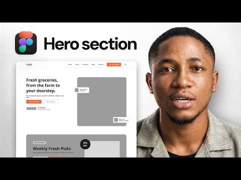 How to Wireframe a Hero Section in Figma (UI/UX Step-by-Step Beginner Tutorial)
