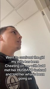 Went to confront the girl my WIFE has been cheating with but was instead met with the HUSBAND #cheat