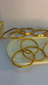 Cuff Bracelets Material Stainless Steel -Color Guaranteed 1 year minimum -Waterproof and Sweat proof -Tarnish Resistant | Bella