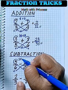 53K views · 3.1K reactions | Math Review: Operation Of Fractions #Math #Mathematics #Mathviral #Mathtricks #Viral #Trending #Fractions Title: Suroor Artist: Brinda Link: https://business.facebook.com/sound/collection/?sound_collection_tab=sound_tracks&asset_id=677025967445830&reference=artist_attr | Math with Princess | Facebook
