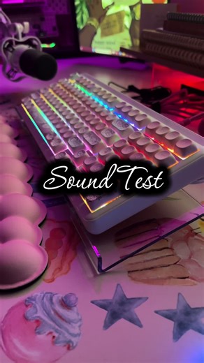 Tecknet Sound Test ✨ #keebtok #keyboard #dailylife #cozydesksetup #mechanicalkeyboard