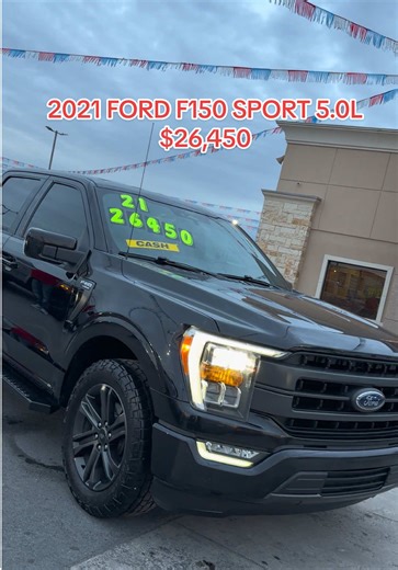 2021 FORD F150 SPORT 5.0L🏁 $26,450 CASH💸 TÍTULO LIMPIO ✅ #rgv #mcallentx #956 #mty #gdl