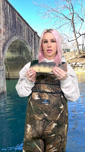 Girls can fish Trudavegear #trudave #waders #fishingvideos #Missouri #trendingreelsvideo | Matt Eden